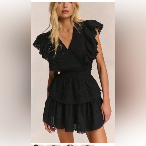 Love shack fancy Gwen Heritage Mini Dress - Picture 1 of 5